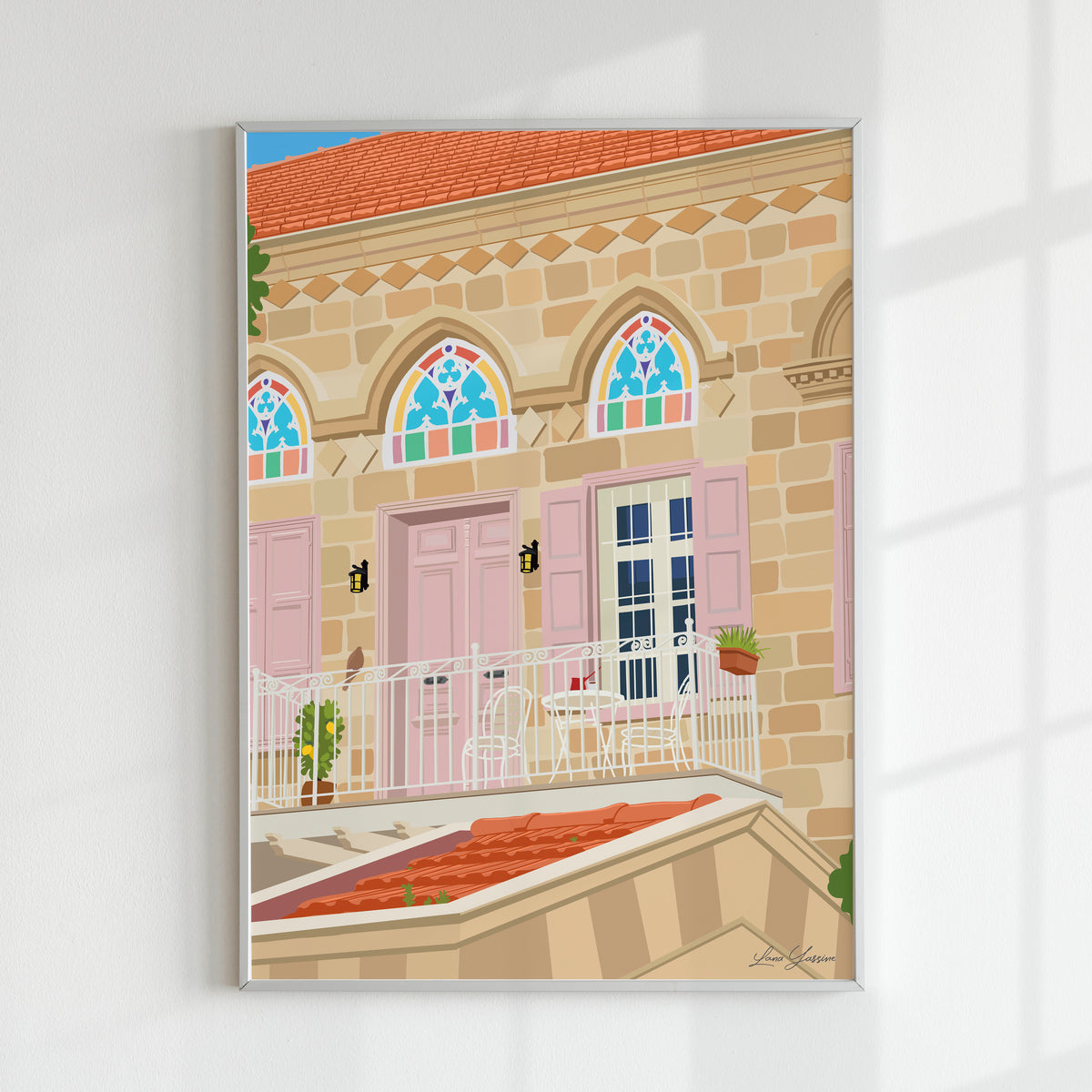 Slow Batroun Mornings - Lebanese Poster