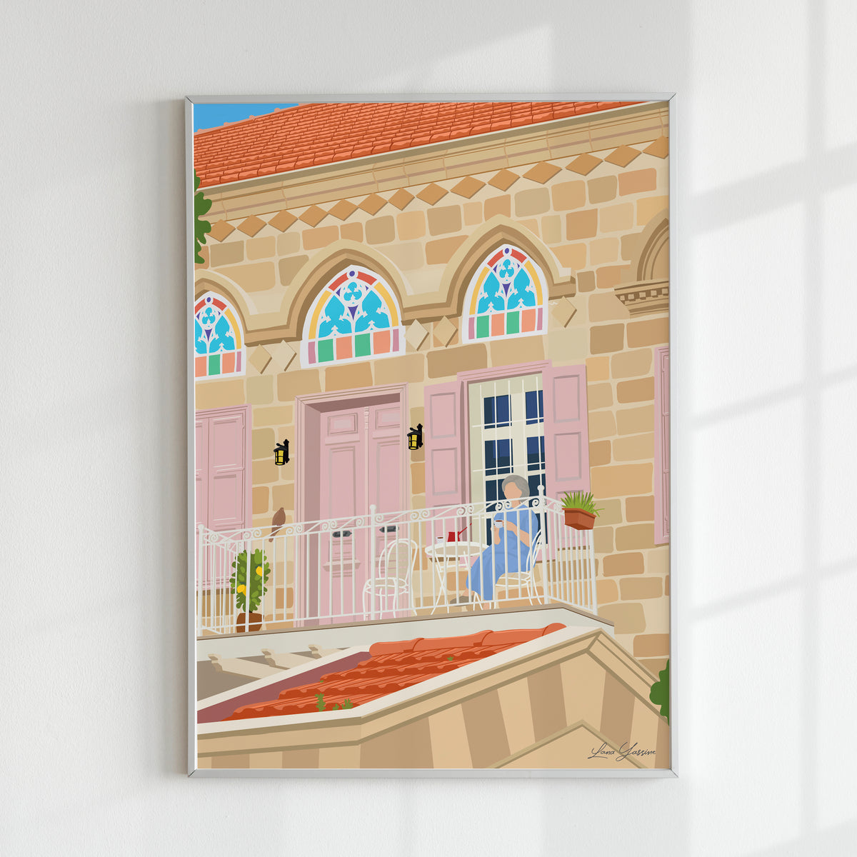 Slow Batroun Mornings - Lebanese Poster