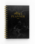 Any Quote Black Marble Foil Weekly Planner