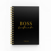 Load image into Gallery viewer, Boss Woman Foil Lined Notebook
