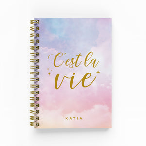 C’est La Vie Foil Lined Notebook