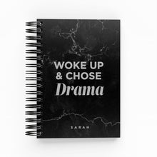 Load image into Gallery viewer, Woke Up and Chose Drama Foil Daily Planner
