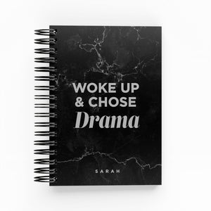 Woke Up and Chose Drama Foil Daily Planner