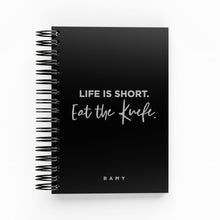 Load image into Gallery viewer, Life is Short Eat Knefe Foil Daily Planner
