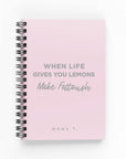 When Life Gives You Lemons Make Fattoush Foil Lined Notebook