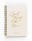 Good Things Take Time Foil Weekly Planner