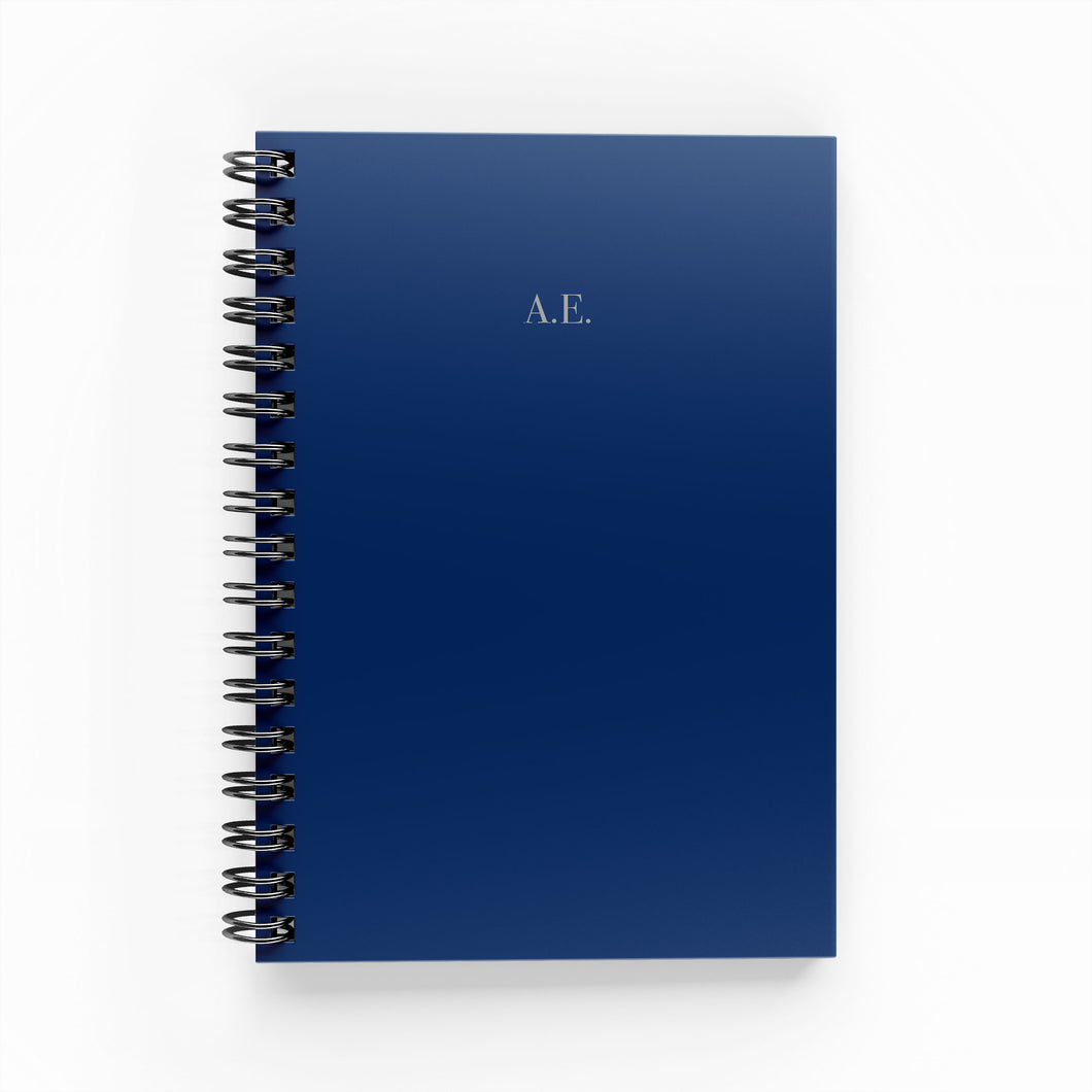 Initials Foil Lined Notebook