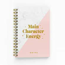 Load image into Gallery viewer, Main Character Energy Foil Lined Notebook

