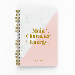 Main Character Energy Foil Lined Notebook