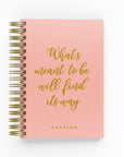 What's Meant To Be Foil Daily Planner