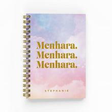 Load image into Gallery viewer, Menhara Foil Lined Notebook
