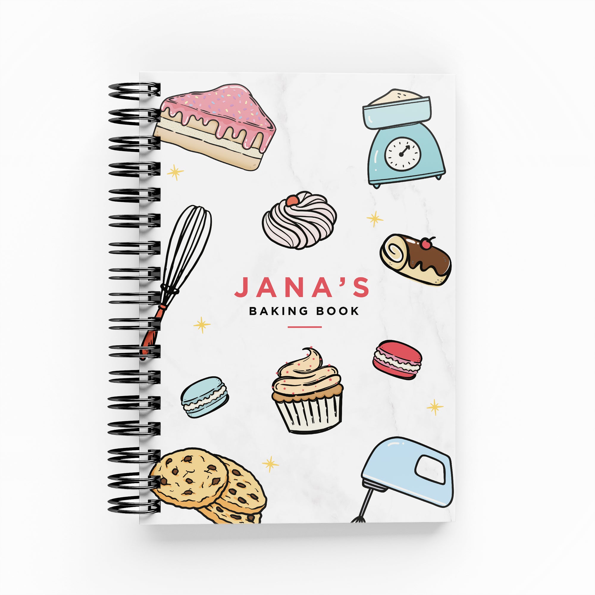 Colorful Baking Recipe Book