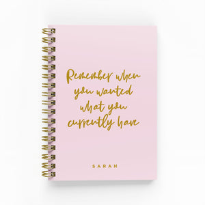 Remember When Foil Undated Planner