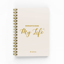 Load image into Gallery viewer, Romanticizing my Life Foil Lined Notebook
