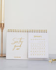 See The Good Foil Desk Calendar