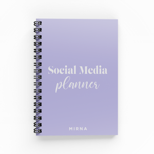 Social Media A6 Foil Planner