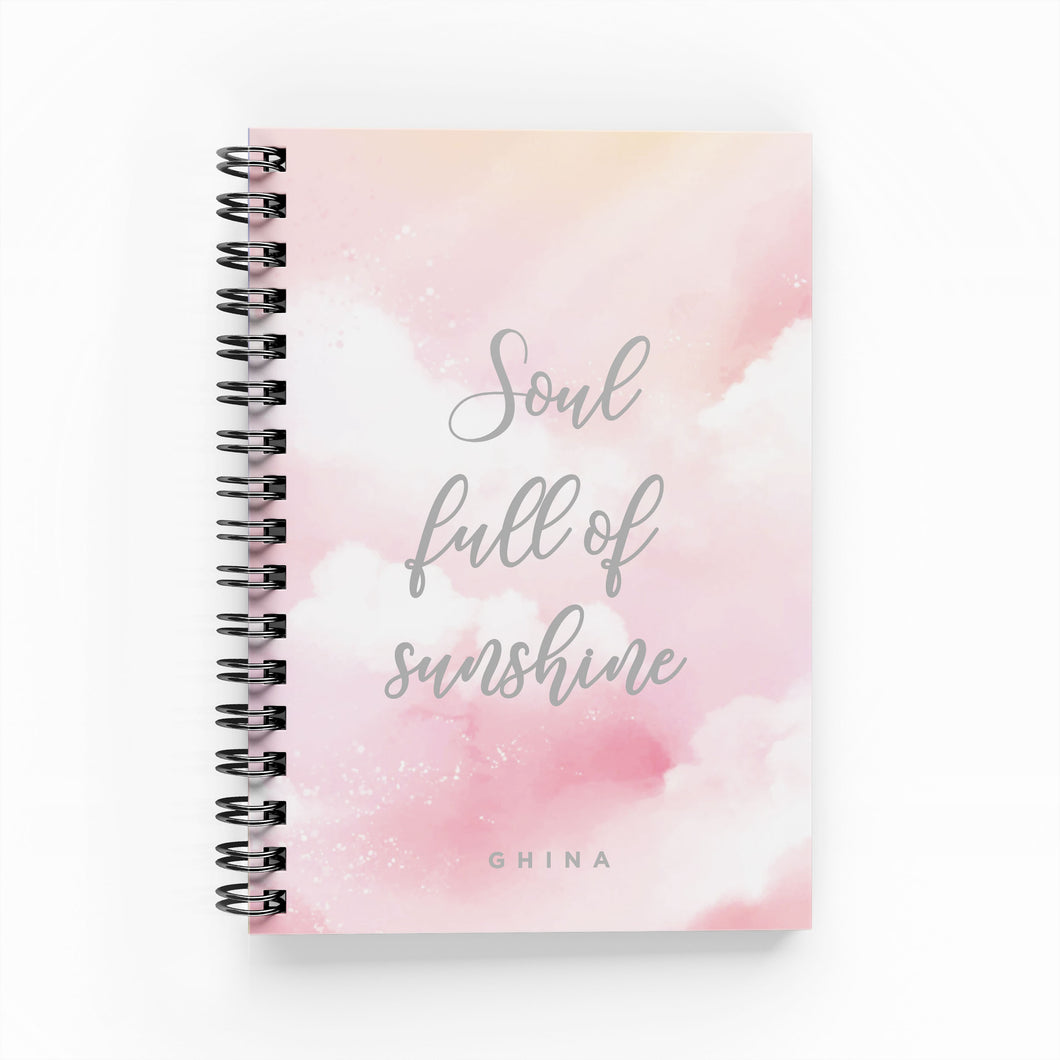 Soul Full of Sunshine Foil Lined Notebook