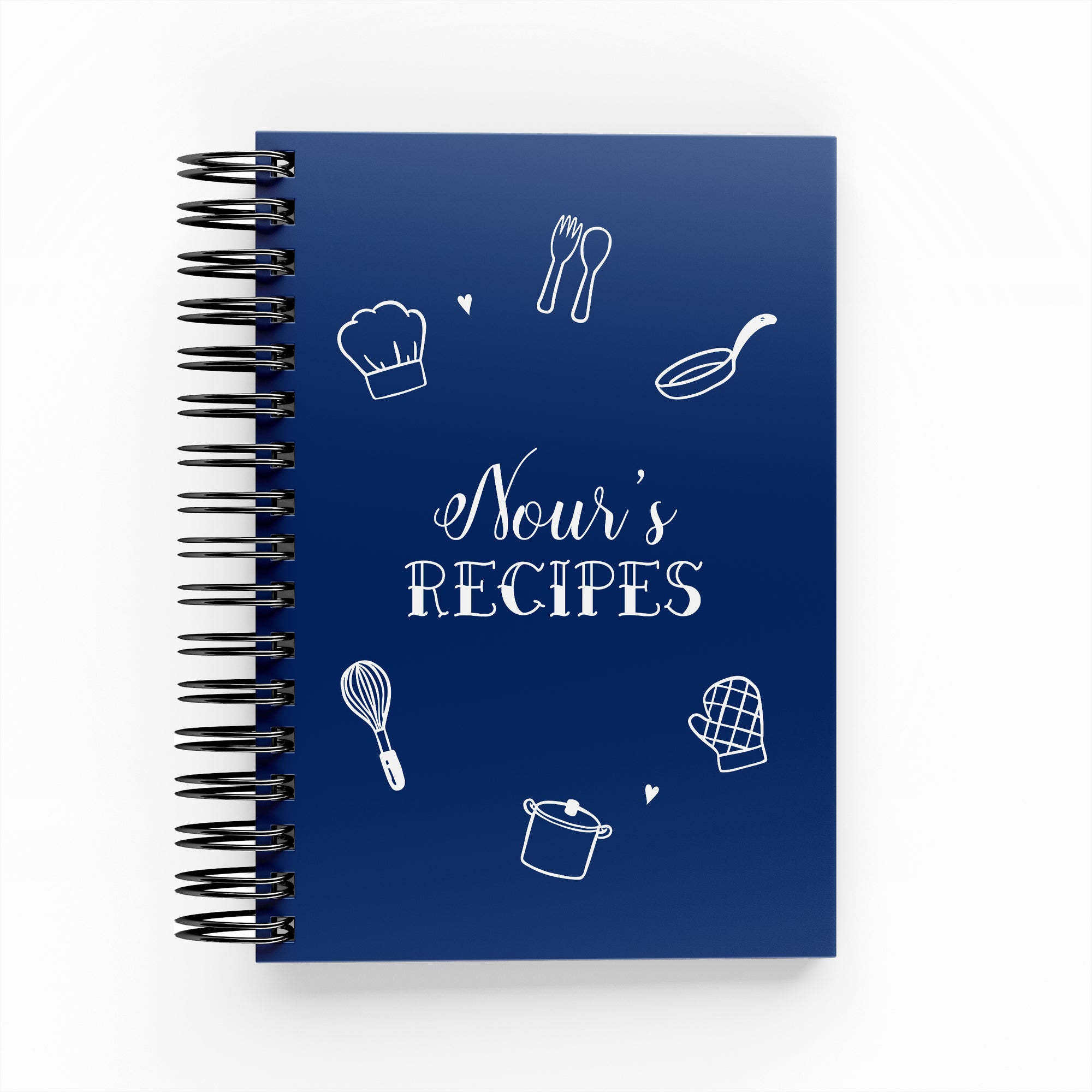 Cooking &amp; Baking Icons Recipe Book