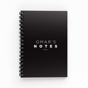 Simple No Quote Lined Notebook - By Lana Yassine