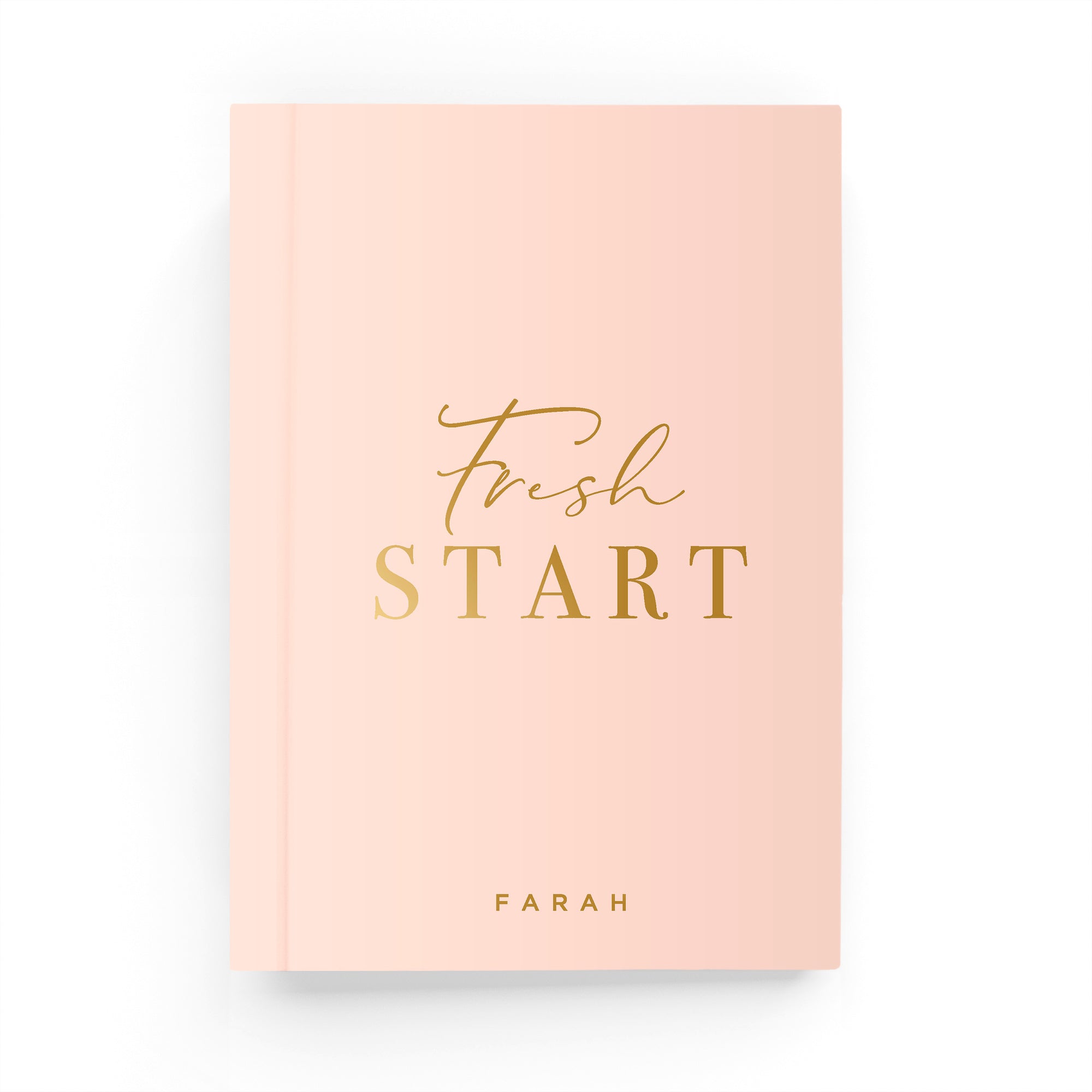 Fresh Start Lined Notebook - By Lana Yassine