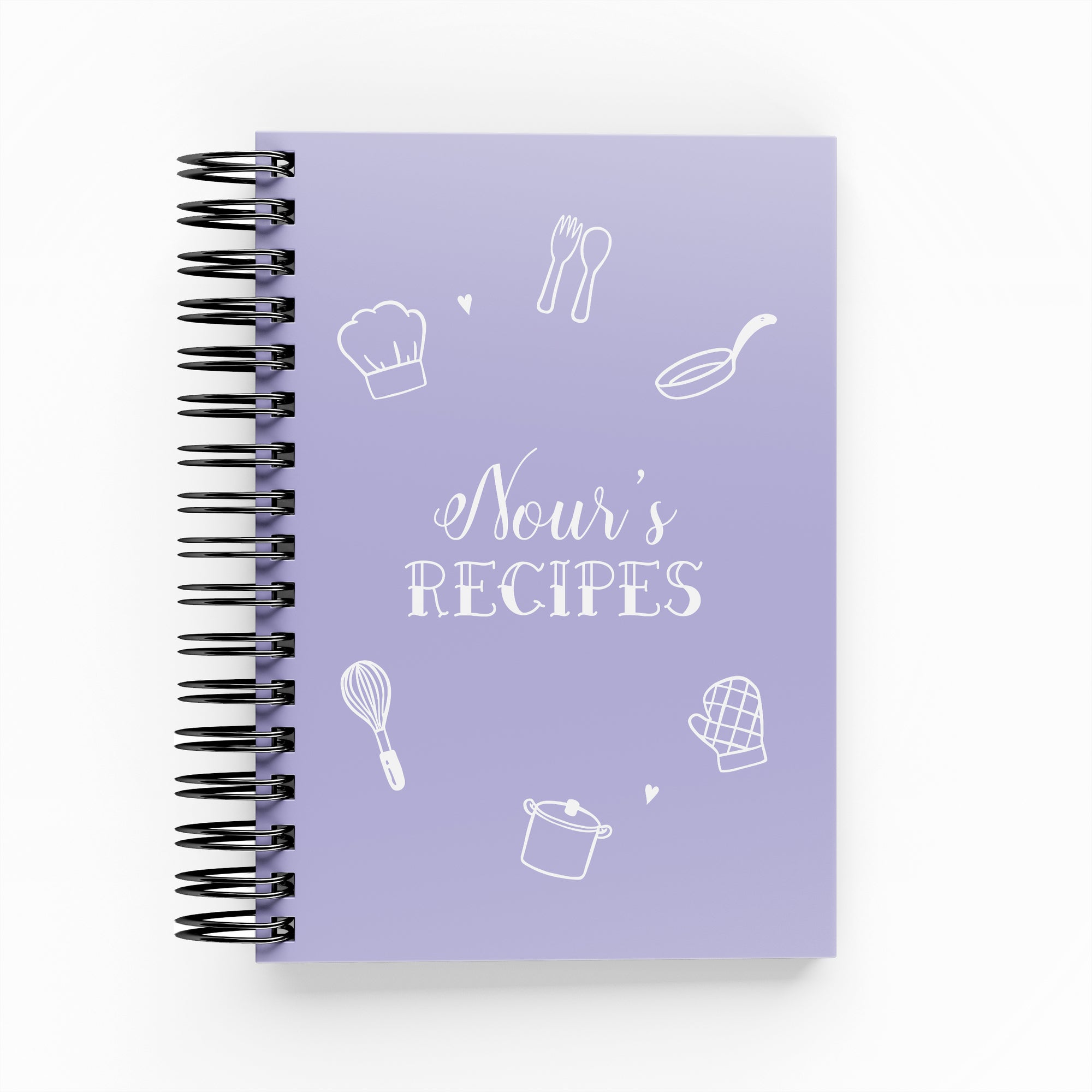 Cooking &amp; Baking Icons Recipe Book