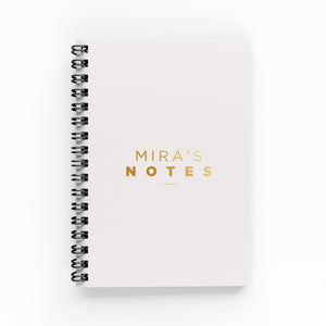 Simple No Quote Lined Notebook - By Lana Yassine