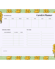 Keep Smiling Compact Student Weekly Desk Planner | The Secret Society