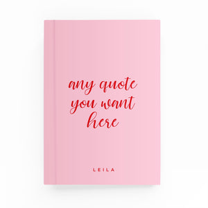 Any Script Quote Lined Notebook