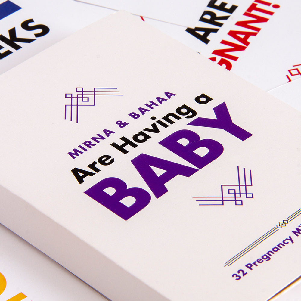 Pregnancy Milestone Cards - By Lana Yassine