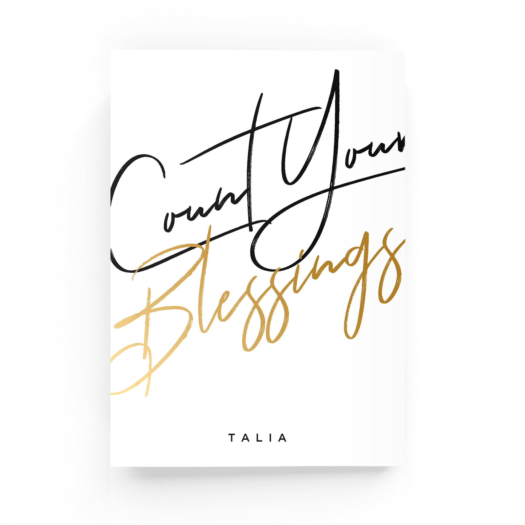 Count Your Blessings Lined Notebook - By Lana Yassine