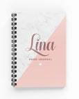 Pink & Marble Undated Weekly Food Journal - By Lana Yassine