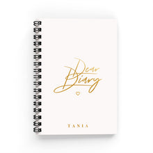 Load image into Gallery viewer, Dear Diary Lined Notebook - By Lana Yassine
