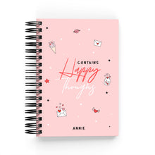 Load image into Gallery viewer, Contains Happy Thoughts Daily Planner - By Lana Yassine
