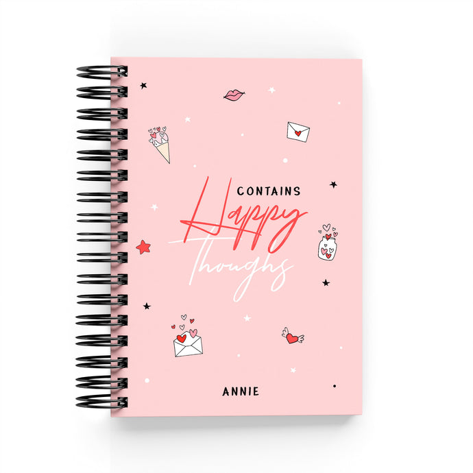Contains Happy Thoughts Daily Planner - By Lana Yassine