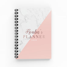 Load image into Gallery viewer, Marble &amp; Pink Weekly Planner - By Lana Yassine
