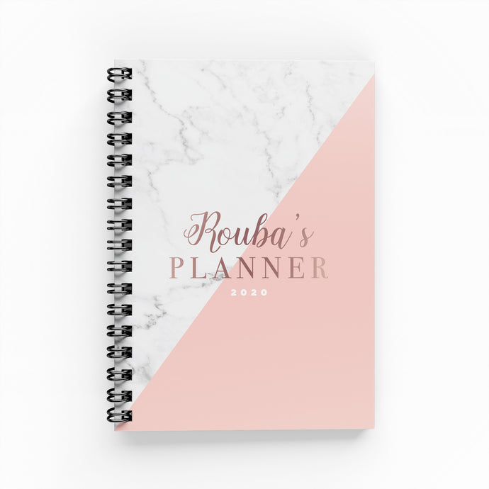 Marble & Pink Weekly Planner - By Lana Yassine
