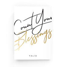 Load image into Gallery viewer, Count Your Blessings Weekly Planner - By Lana Yassine
