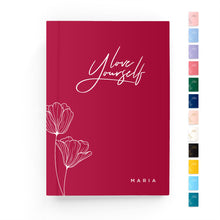 Load image into Gallery viewer, Love Yourself Lined Notebook - By Lana Yassine
