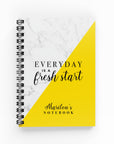 Marble & Yellow Lined Notebook - By Lana Yassine