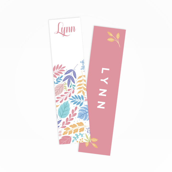 Colorful Leaves Bookmarks - By Lana Yassine