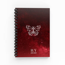 Load image into Gallery viewer, Red Space Lined Notebook - By Lana Yassine
