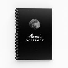 Load image into Gallery viewer, Moon Lined Notebook - By Lana Yassine
