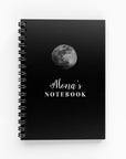 Moon Lined Notebook - By Lana Yassine