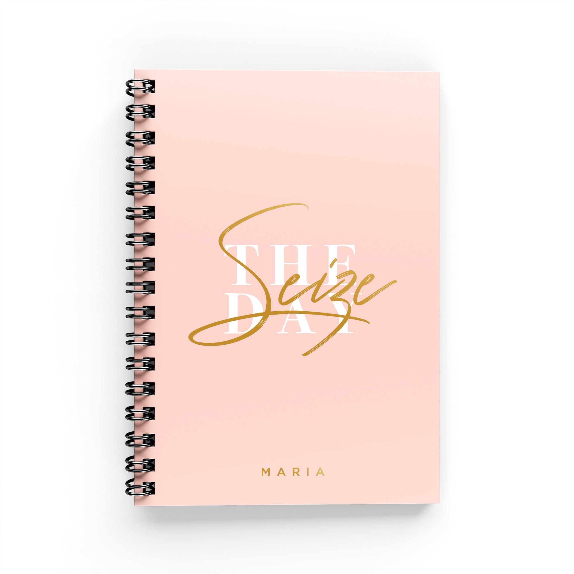 Seize The Day Lined Notebook - By Lana Yassine