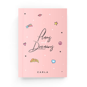 Plans & Dreams Lined Notebook - By Lana Yassine