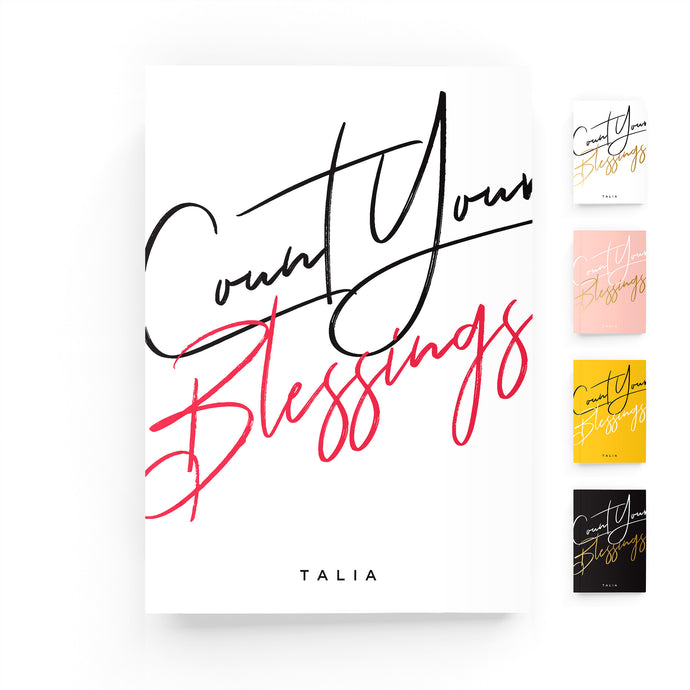 Count Your Blessings Lined Notebook - By Lana Yassine