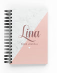 Pink & Marble Undated Daily Food Journal - By Lana Yassine