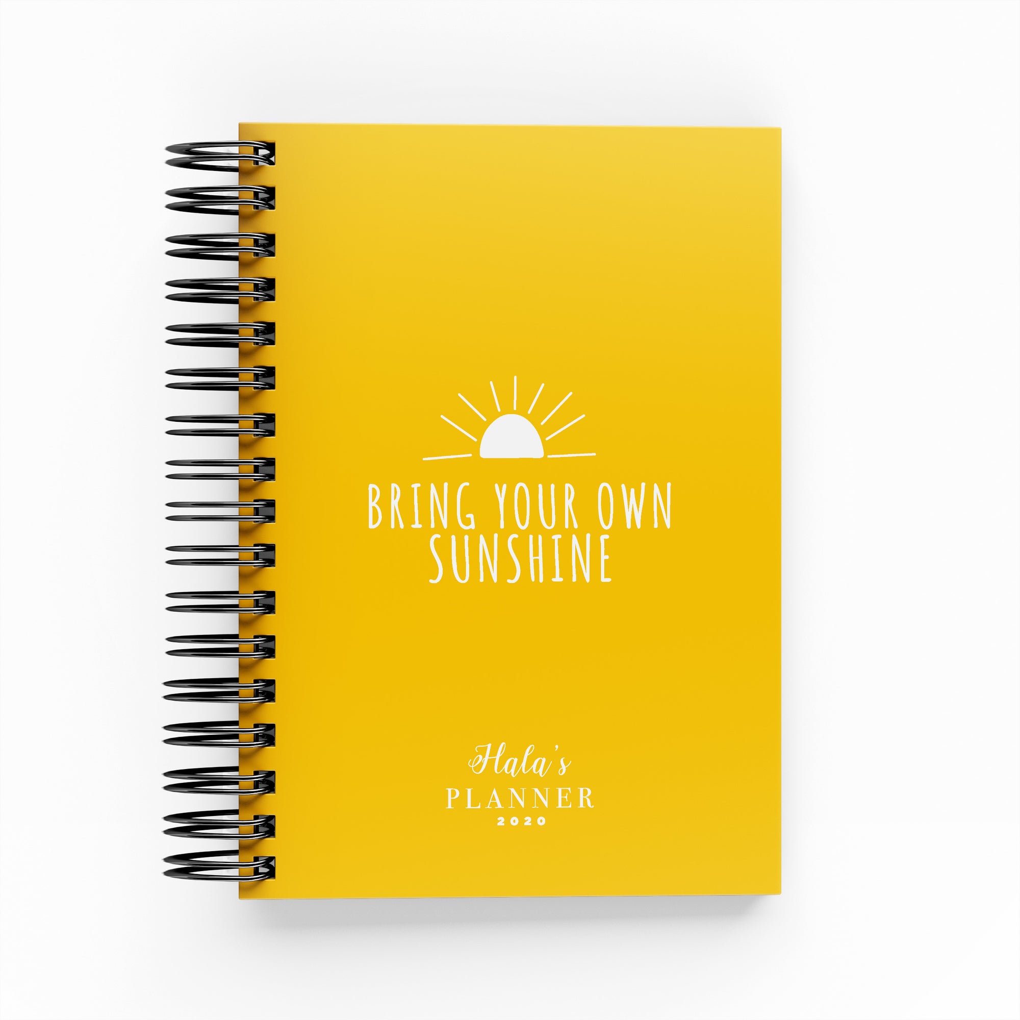 Yellow Sunshine Daily Planner - By Lana Yassine