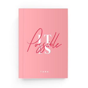 It Is Possible Lined Notebook - By Lana Yassine