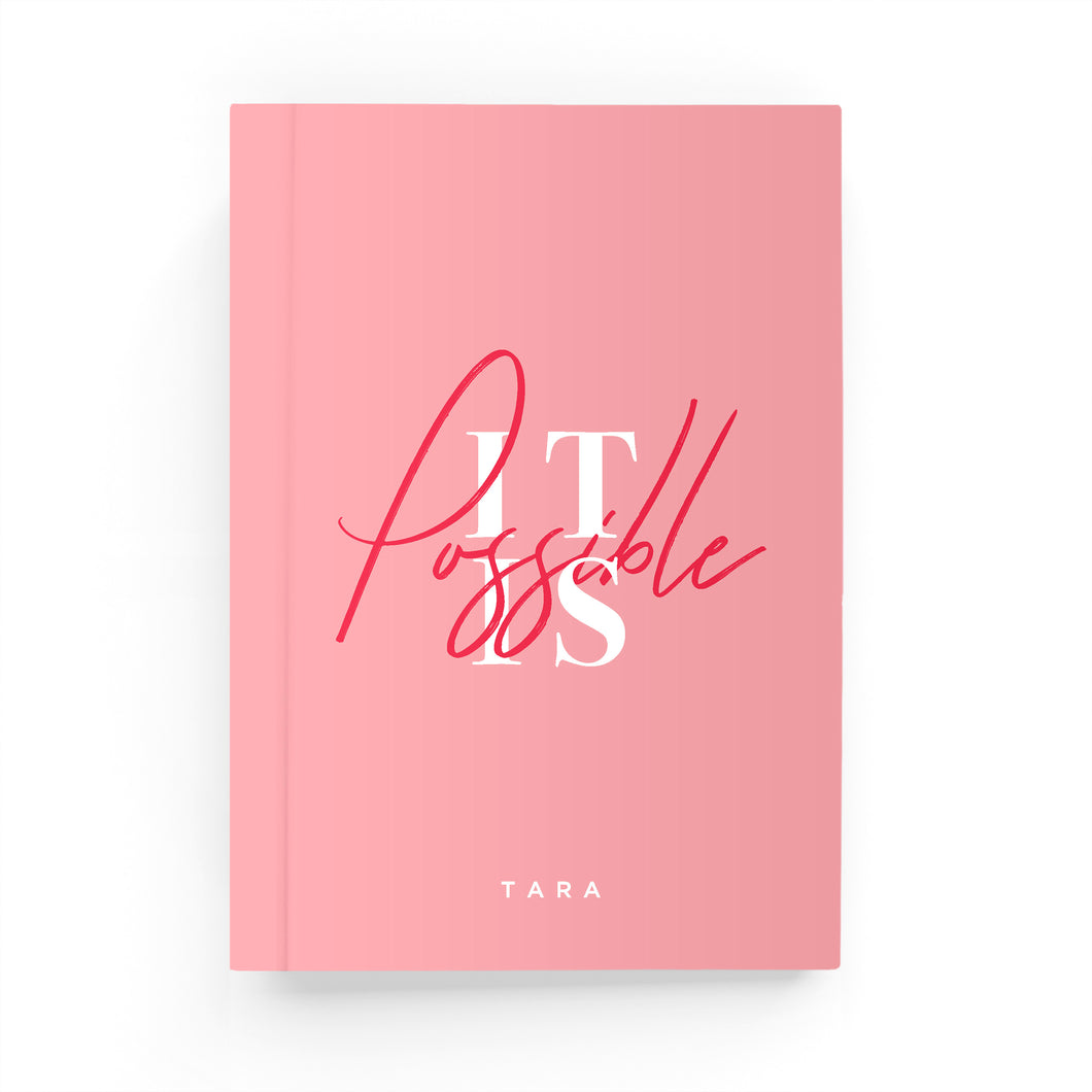 It Is Possible Lined Notebook - By Lana Yassine